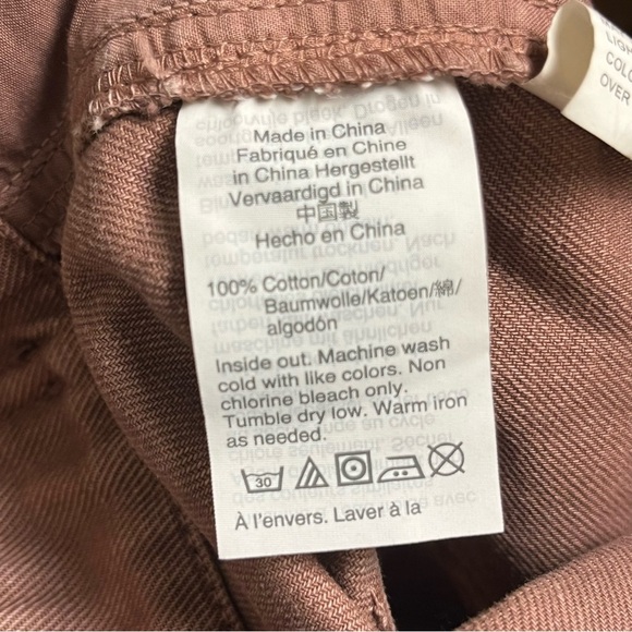 Madewell Signature Coverall Utility Jumpsuit Dried Rosebud — Small - Picture 11 of 12